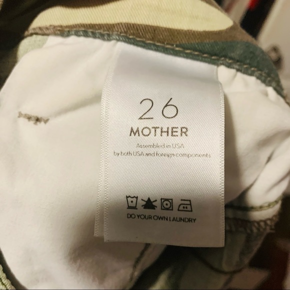 Mother No Zip Misfit Double Time Camo stripe jogger pants - Picture 8 of 11